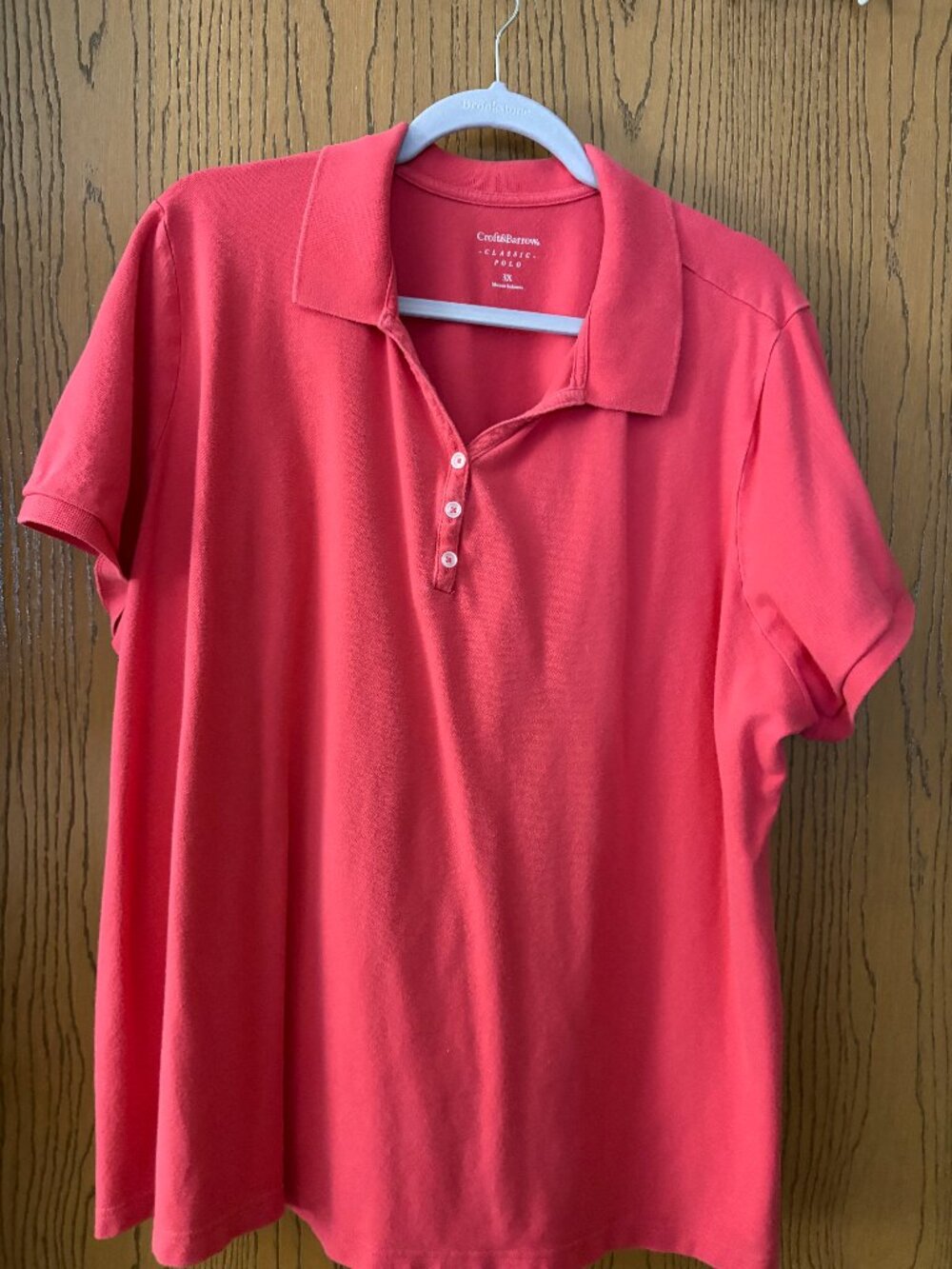 Croft & Barrow Coral Top SZ 3X